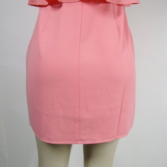 Lovers & Friends NWT Strapless M Barbie Party Pink Peach Mini Dress Sexy Kassie - Picture 7 of 12